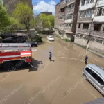 Հրազդանում մի ամբողջ բակային հատված ու շենքեր ողողվել են խմելու ջրով