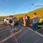 Բախվել են «Mercedes»-ը և «Կամազ»-ը․ 3 անչափահասներ տեղափոխվել են ԲԿ