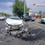 Բացառիկ տեսանյութ թե ինչպես են բախվել են «Chevrolet»-ը և «Infiniti»-ն․ վիրավորները ՈԴ քաղաքացիներ են