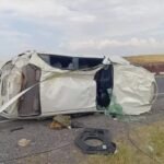 Կոտայքի մարզում Toyota-ն շրջվել է երթևեկելի գոտում․ տուժել են կինը և երկու անչափահաս երեխաները