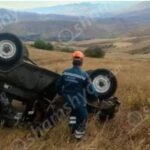 Վայքի Զոմայի Սուրբ տանող ճանապարհին «ՈւԱԶ 31512»-ը գլխիվայր շրջվել է․ կա 1 զոհ